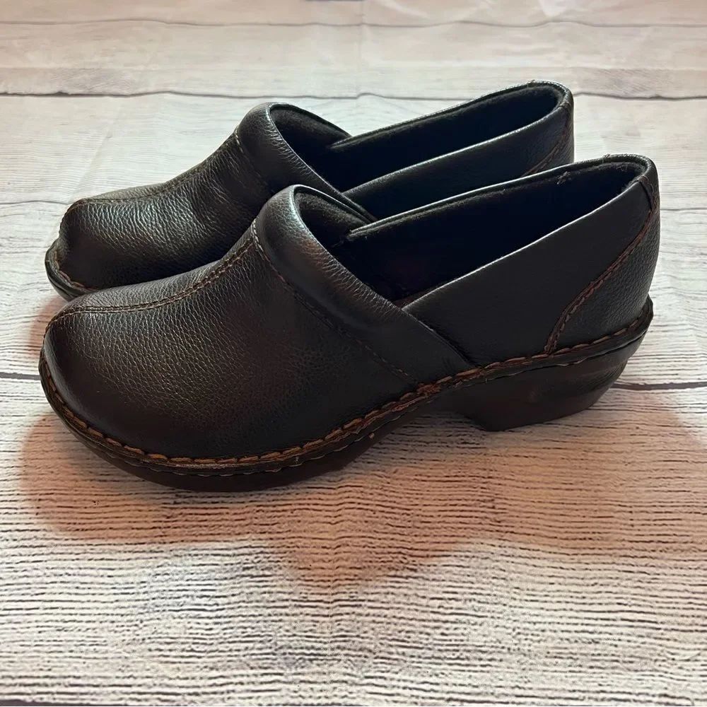 Thom McAn Womens "Erin" Comfort Mules Black Size 8.5
